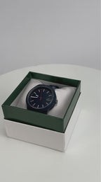 Montre Lacoste Bracelet Silicone Bleu Élégante Homme